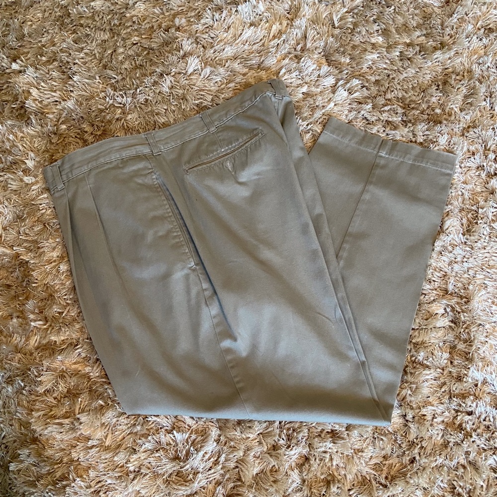 Men’s Slacks, 42/30, Bugle Boy, Tan
